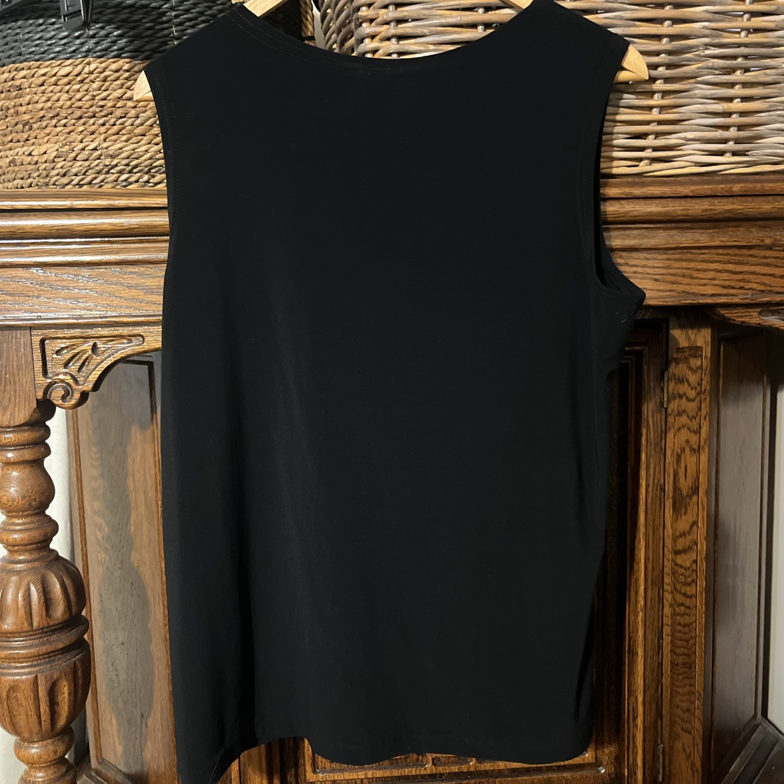 Coldwater Creek Size Large Black Tank Shell