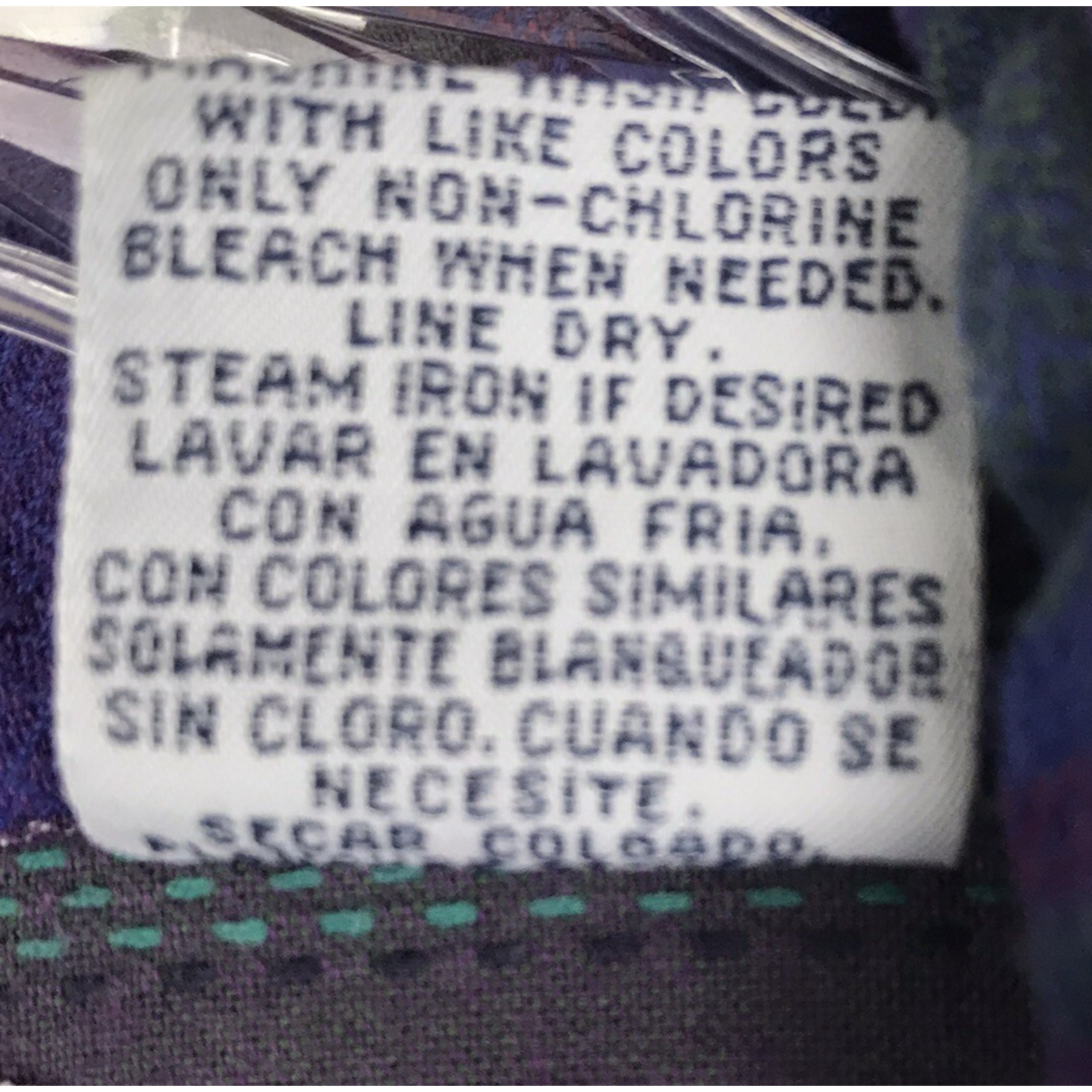 Cabin Creek Plaid Button Up Purple Blue Green Red Colorful 80s 90s Womens Large