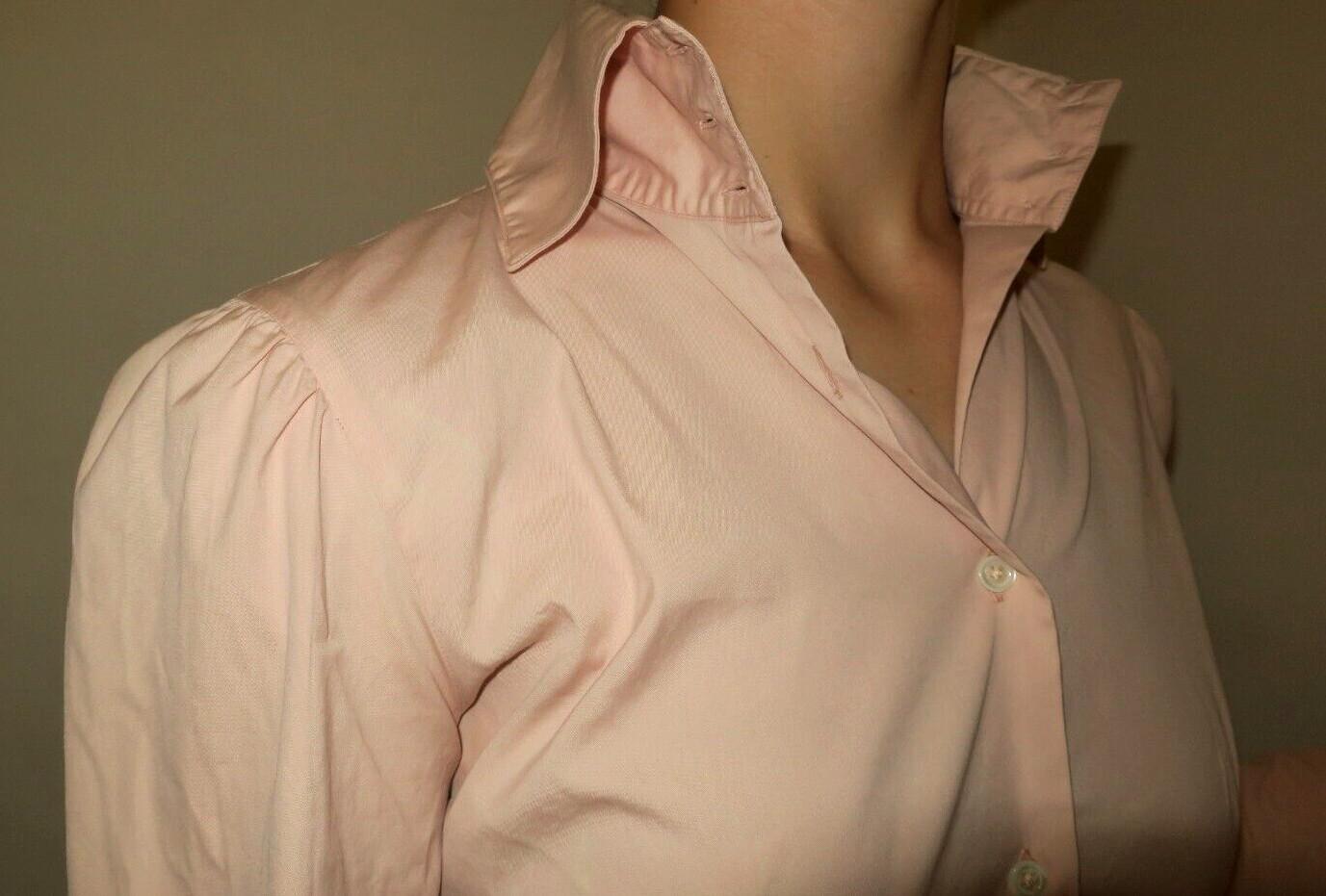 S Sm US Ladies 42 EU ❤️ GRIFONI ❤️ LIGHT PINK CLASSY FORMAL SHIRT BUSINESSWEAR