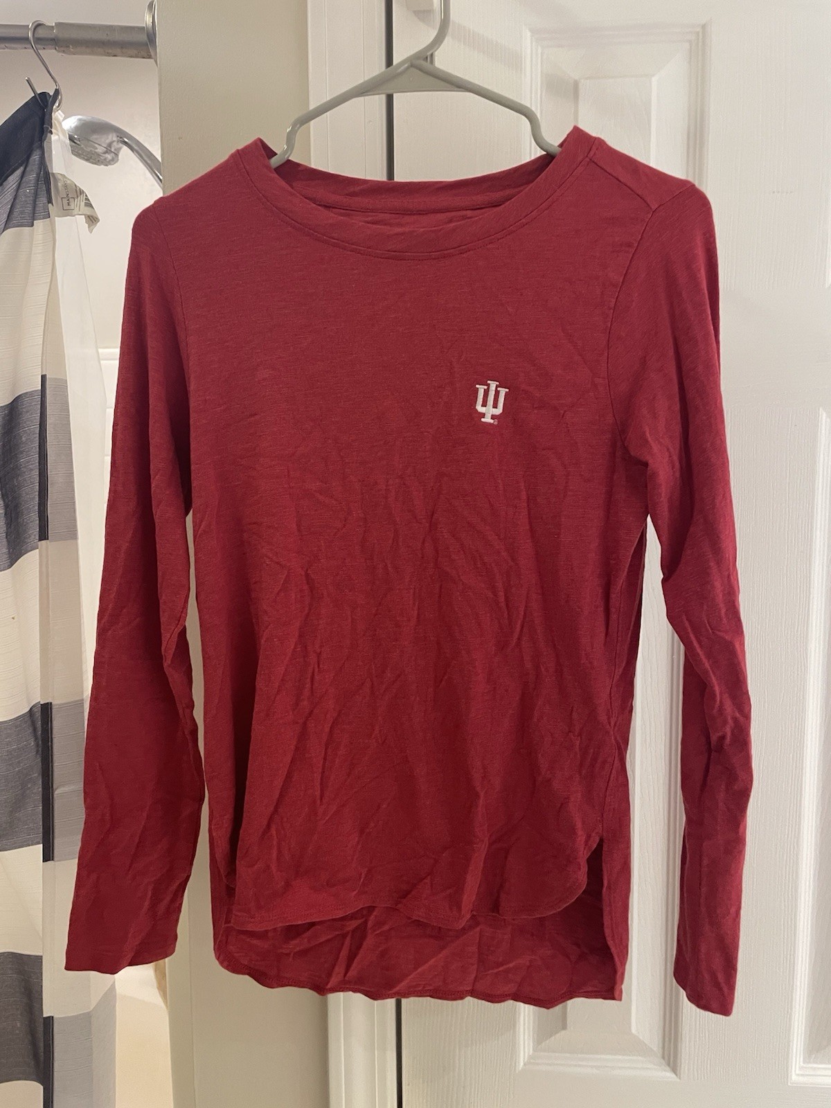 Johnnie-O IU Addison Red Long Sleeve Tee Women’s XS