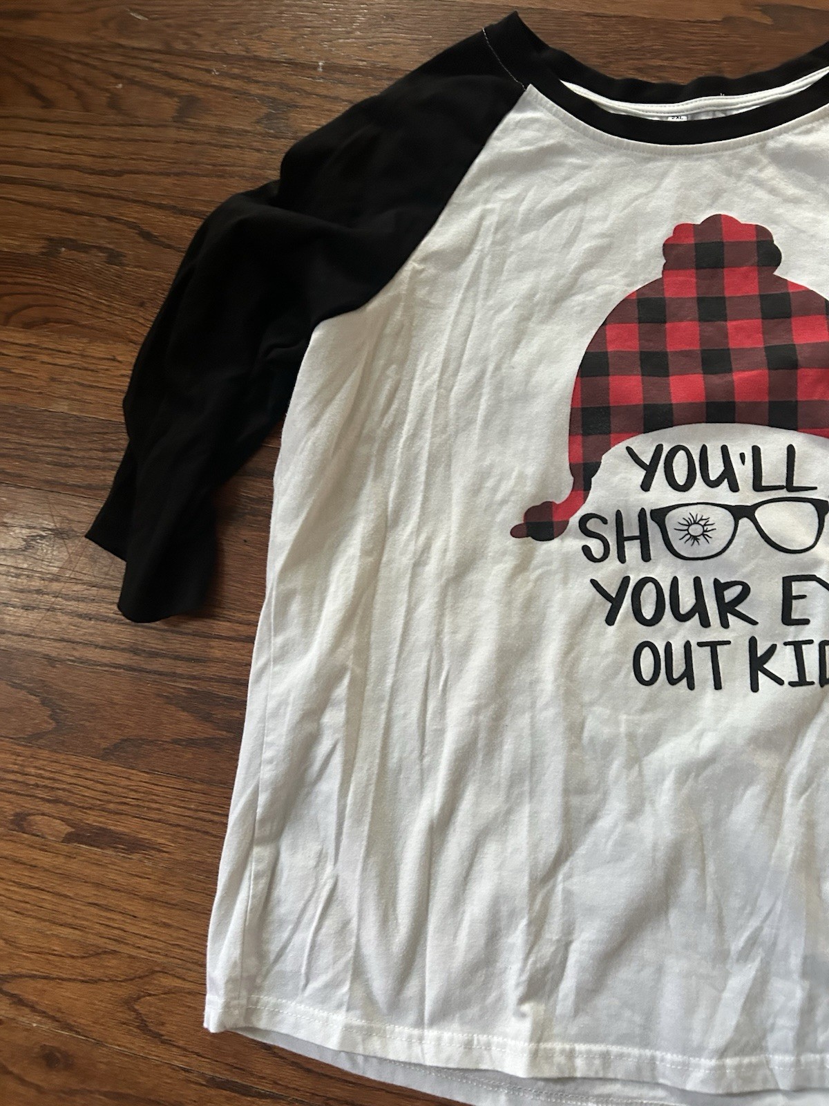 Women’s 2xl Ralphie A Christmas Story Theme 3/4 Sleeve T Shirt