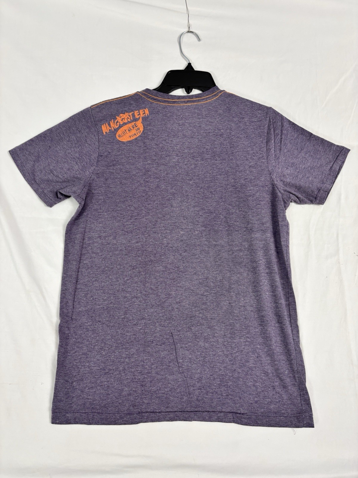 Journey With MANGOSTEEN Tokyo Purple Graphic T Shirt Womens Medium Monster Tee
