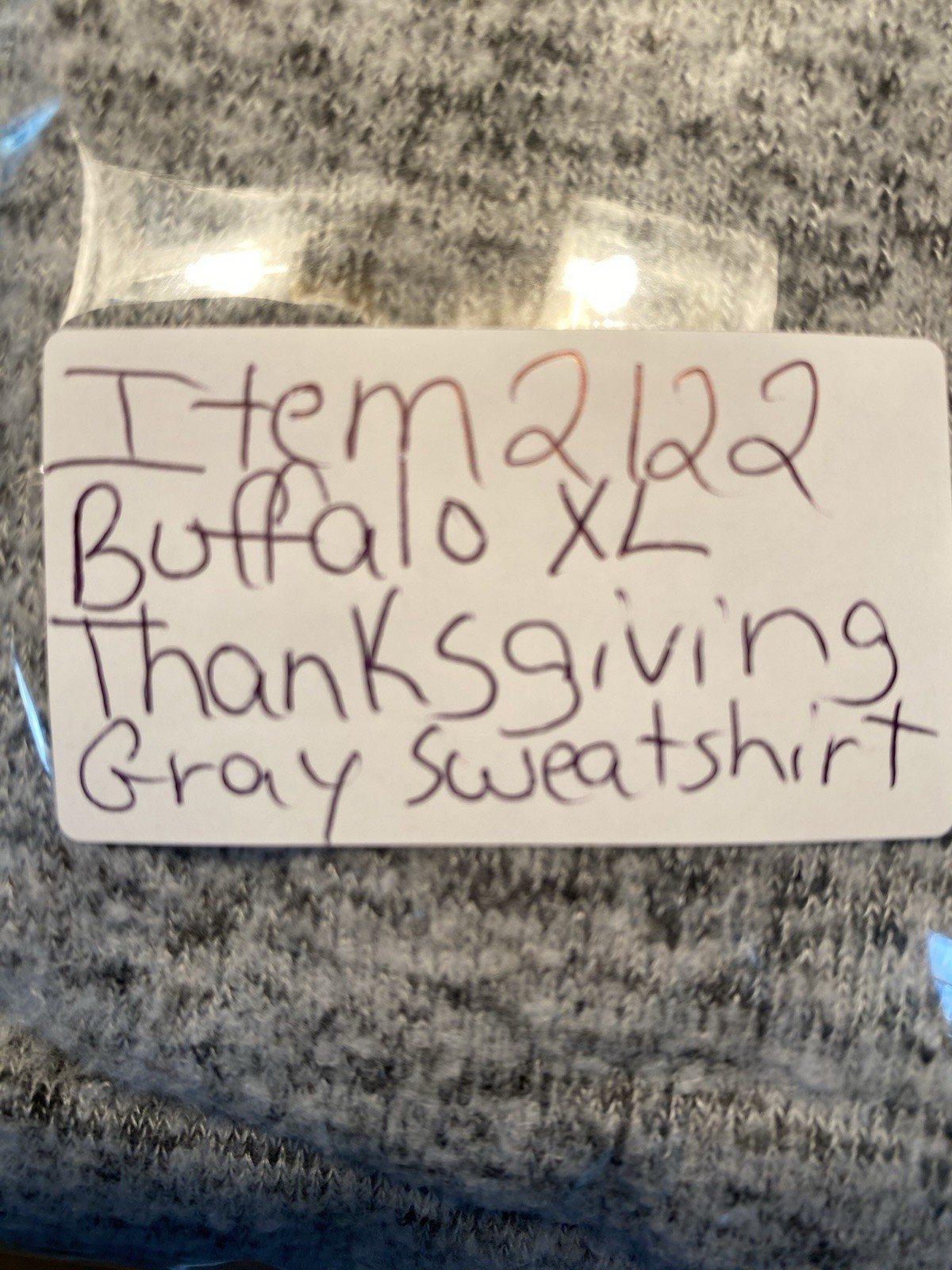 Buffalo Women’s Thankful Sweatshirt Size XL Super Soft Fall Thanksgiving Warm