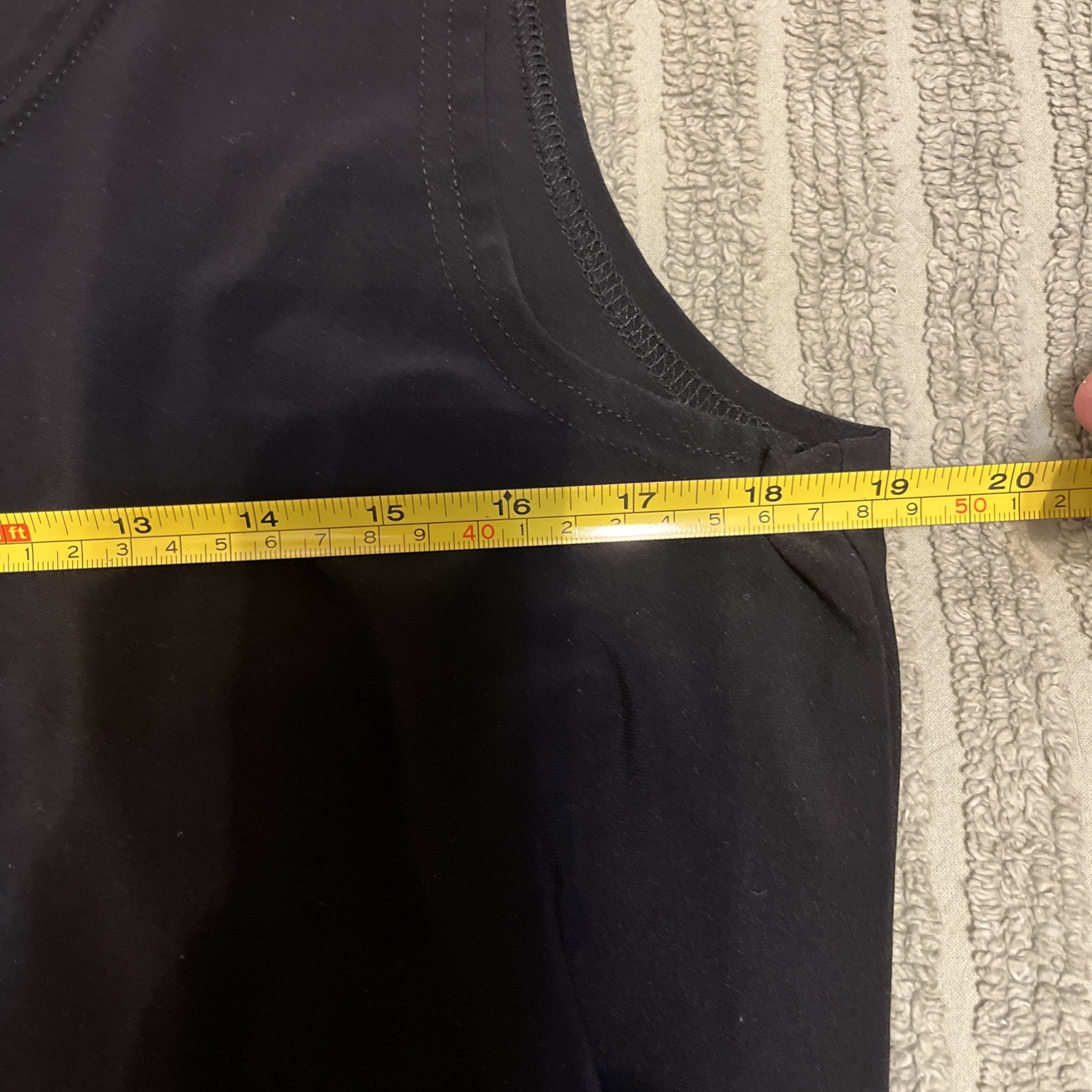 Coldwater Creek Size Large Black Tank Shell