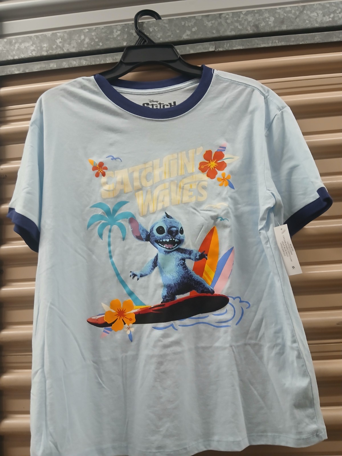 NWT Disney Stitch T shirt Lilo Catchin’ Waves Blue Size 2X (20)