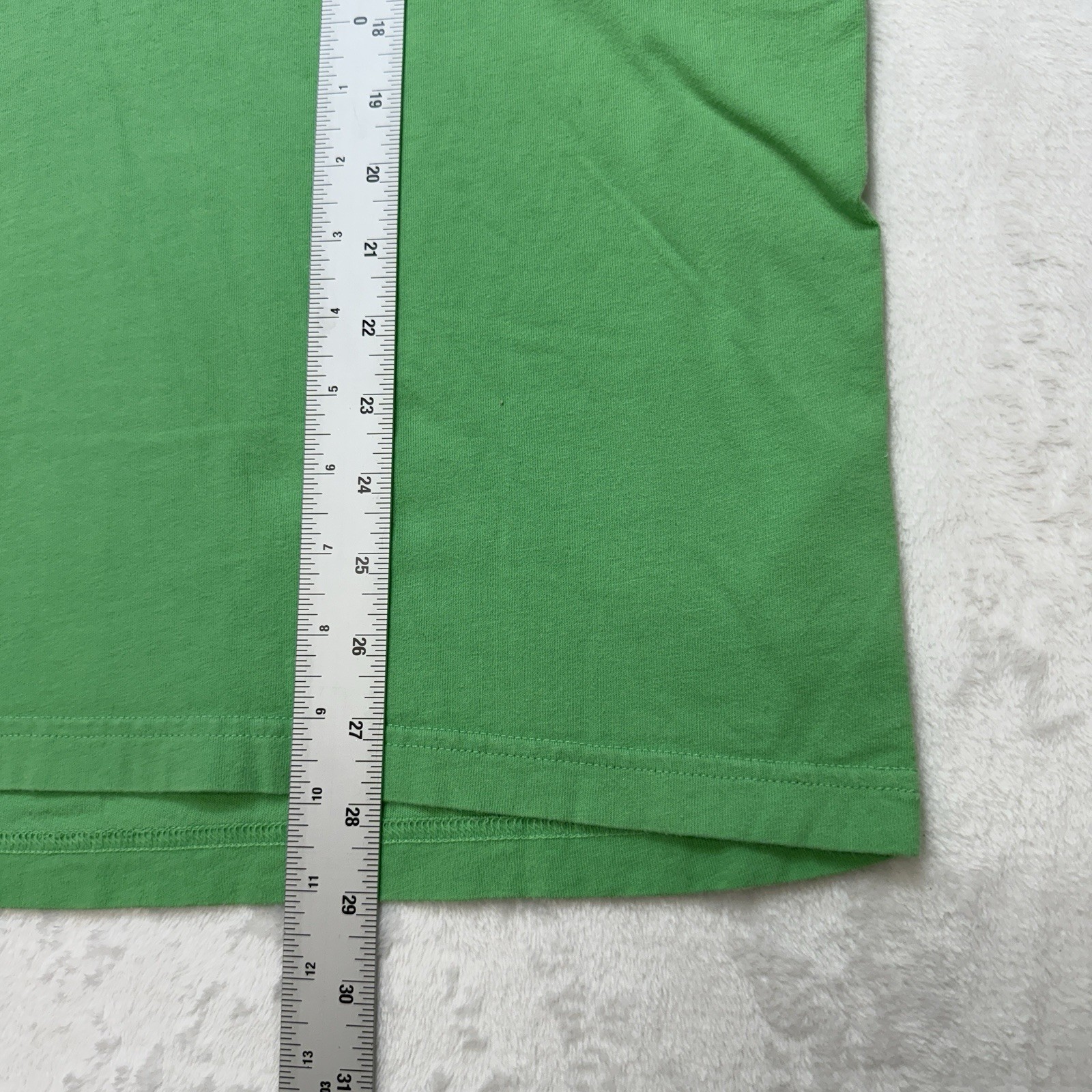 Adidas Originals Trefoil Green Ringer T-Shirt 3 Stripe Sleeve Womens L