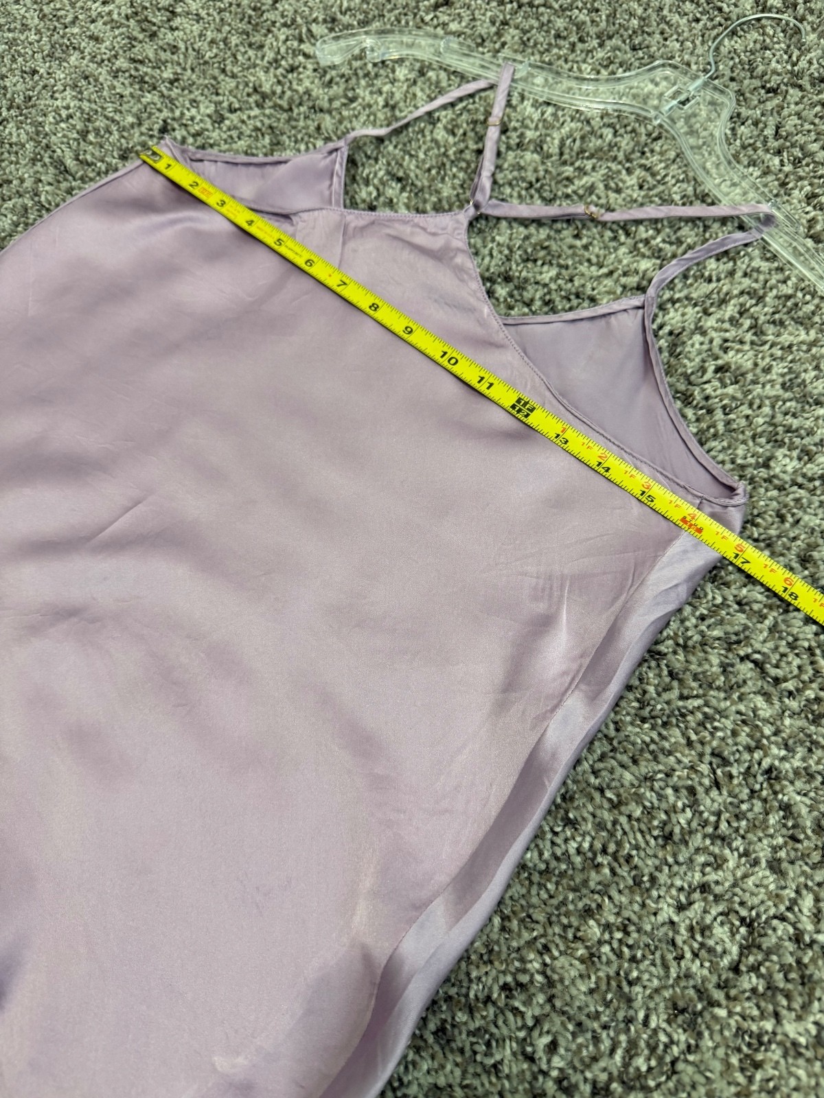 ETAM Lilac Purple 100% Silk Sleeveless Camisole Tank Top Women’s Size M