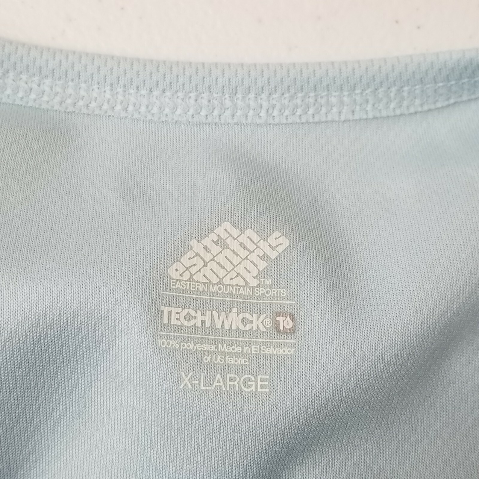 Eastern Mountain Sports Techwick Hiking Shirt Womens Size XL Green.