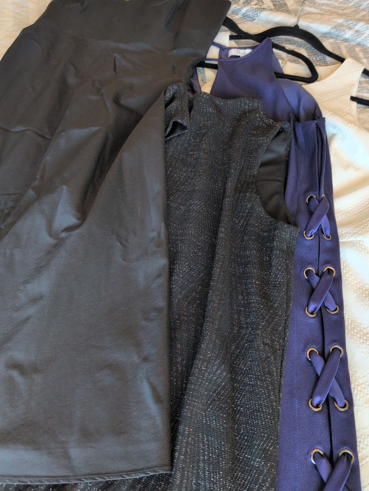 Lot Of 4 Dresses, Cocktail And Casual, Banana Republic,Parker, Eci And 1.State