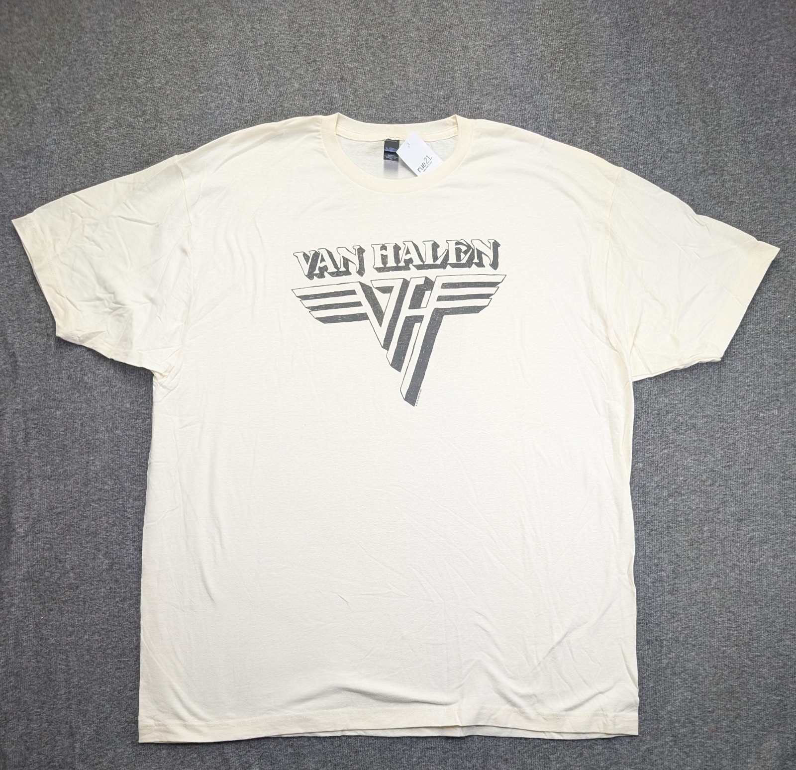 Rue 21 Creme Graphic Tee Van Halen Size 2XL Ships Same Day*