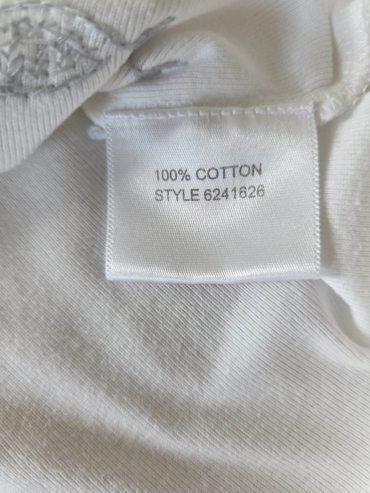 Tory Burch White Tank Top Size M Medium Sequin Beaded Silver Fish Embellished