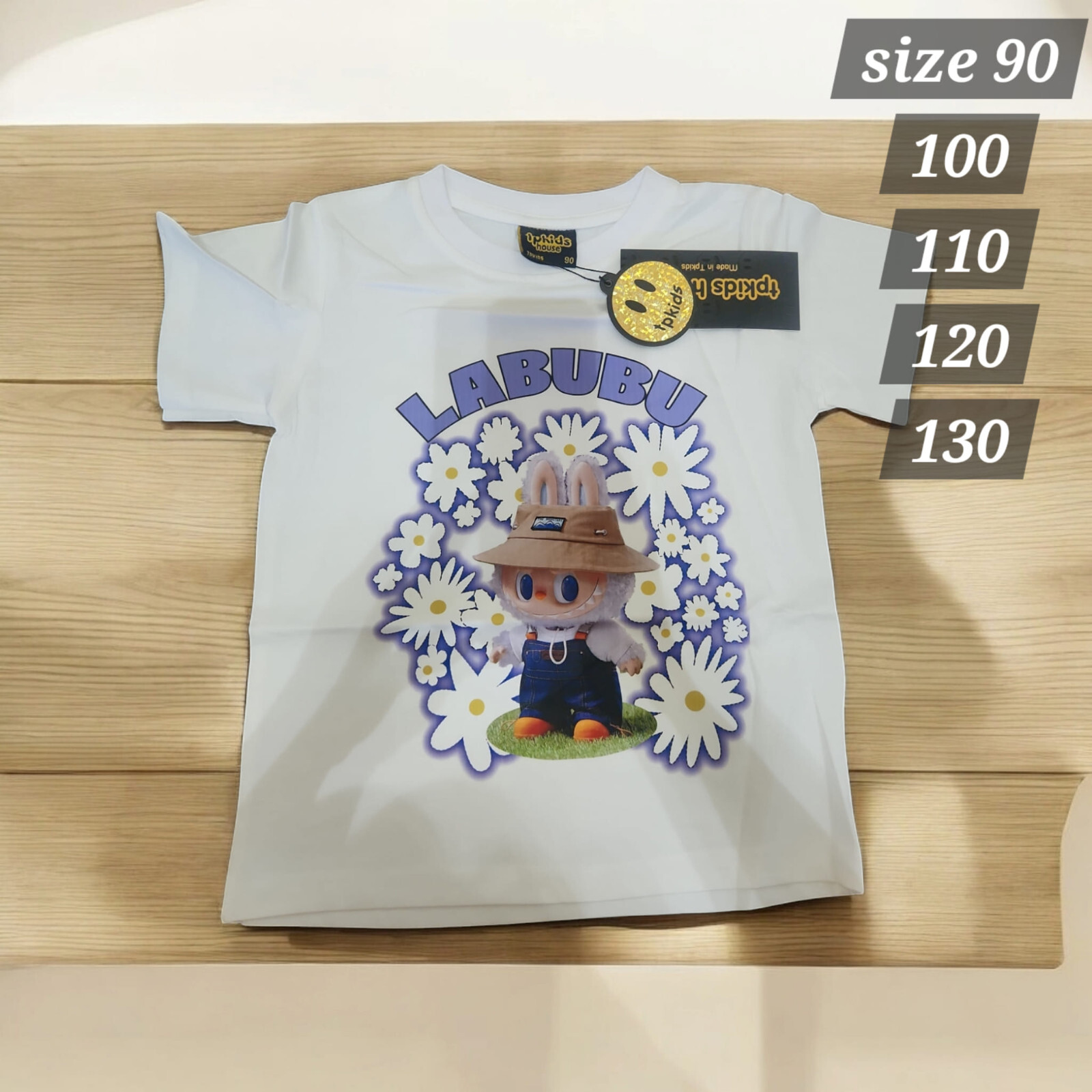 [US Seller] Local Brand T-SHIRT White Graphic For Kids – FREESTYLE- ALL Season