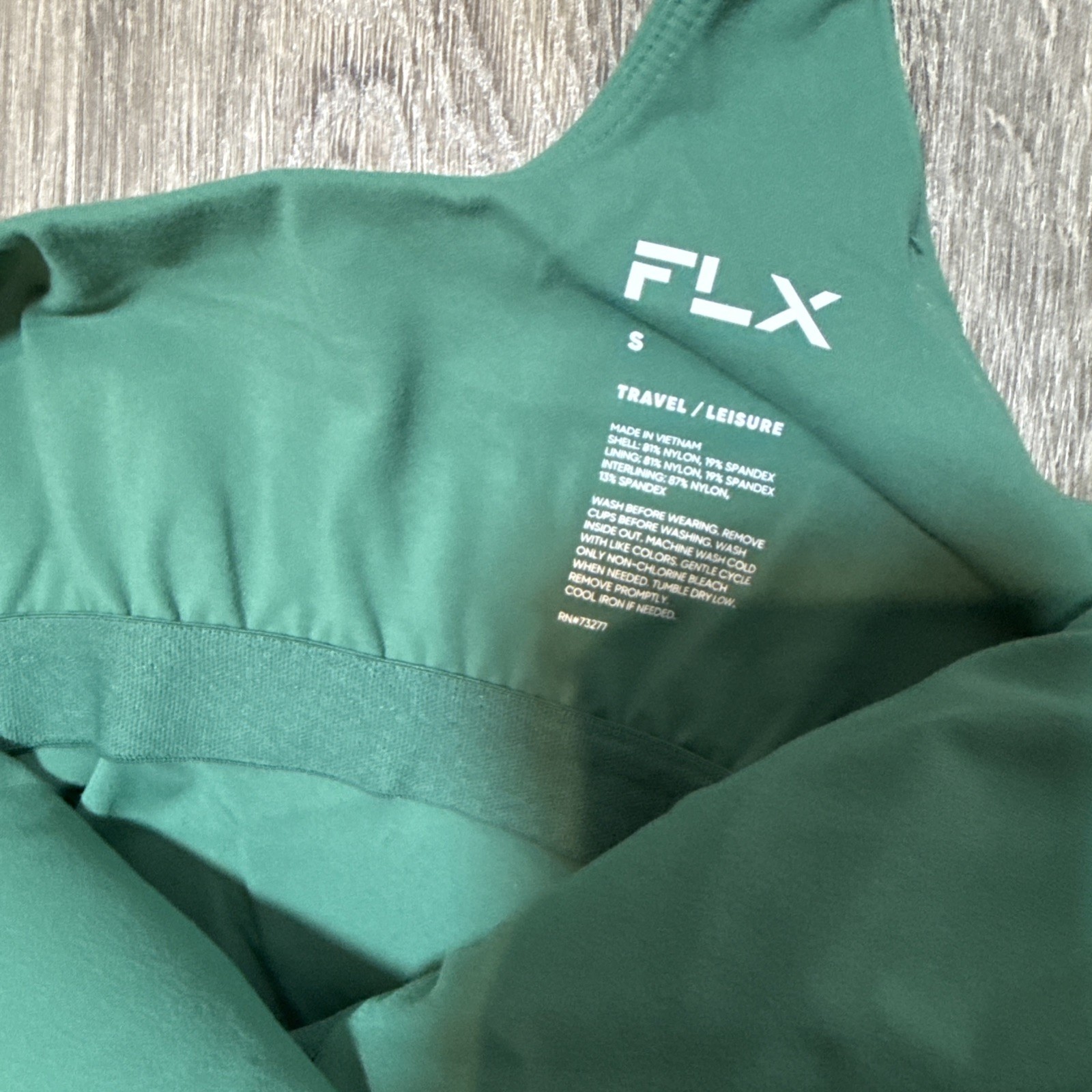 Women’s FLX Small Crop Tanks SET of 2 Square Neck Green & Black Built-n-Bra Soft