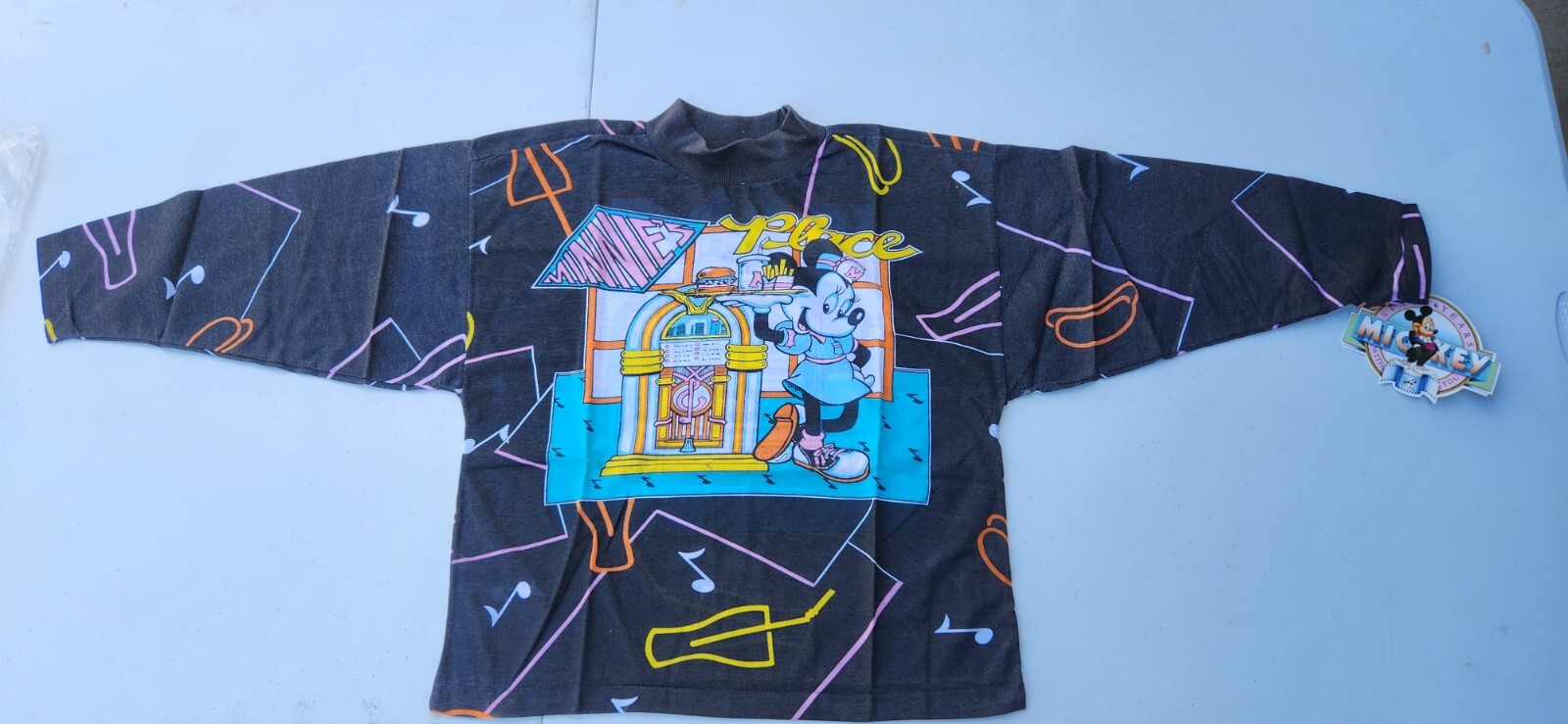 Vintage 1987 Sunday Comics 60th Anniversary Mini Mouse Shirt SZ L New Old Stock