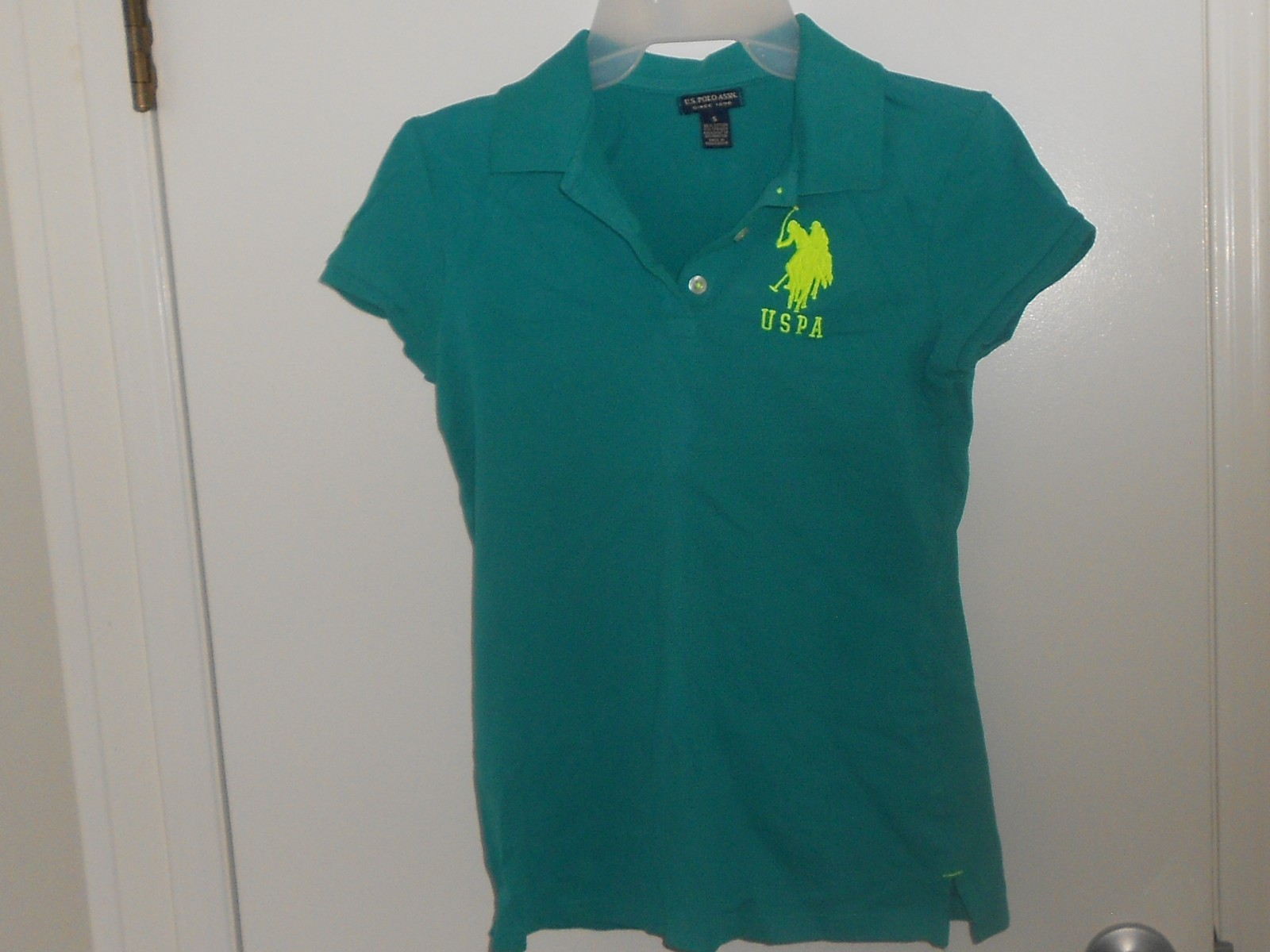 U.S. Polo Assn. Turquoise Junior Small Collared Shird NWOT
