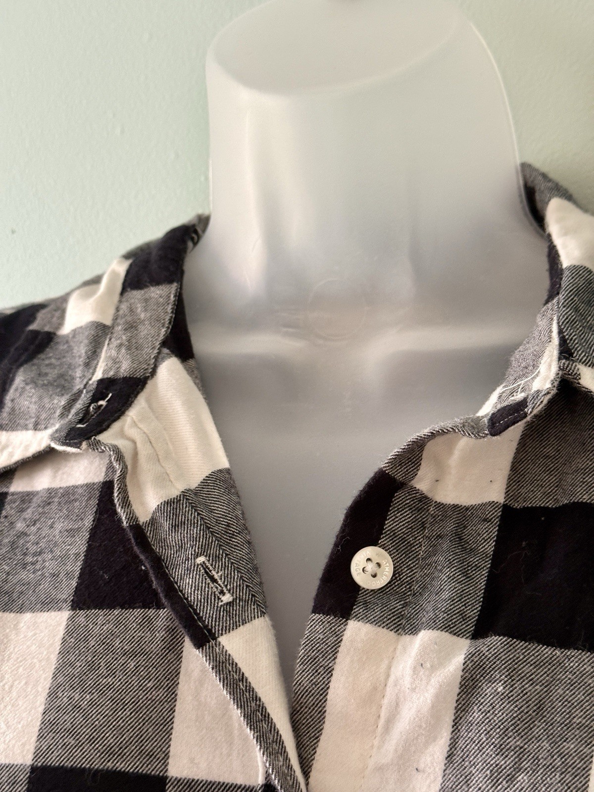 Lot of 2 Weatherproof Women’s L Multicolor Plaid Flannel Stretch Button-Up