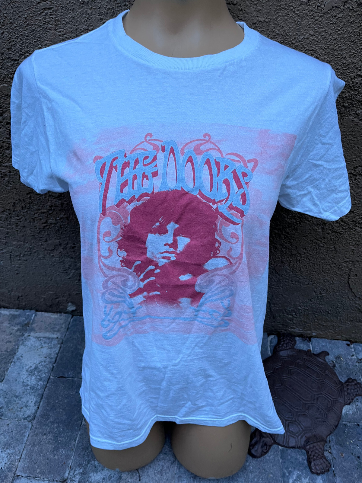 The Doors Jim Morrison Graphic WHITE T-Shirt – Women’s Sz M