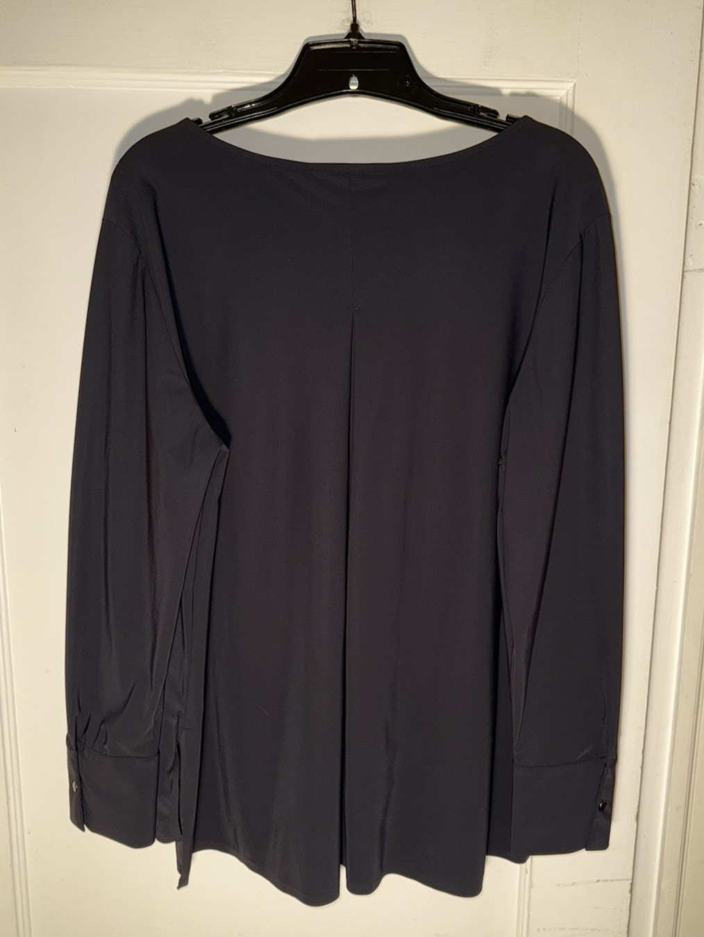 ADAY SOMETHING TAILORED BLACK SHIRT EUC $165 RETAIL. Size L. d980