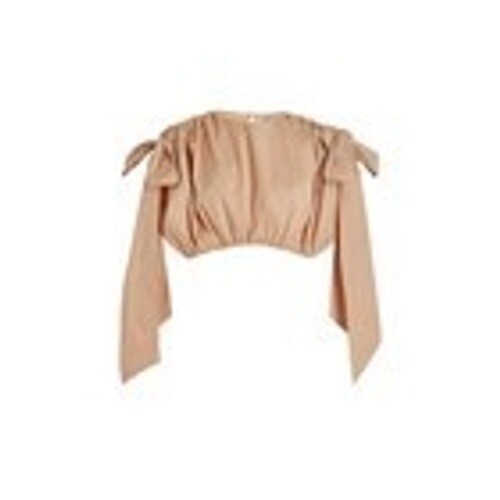 Andrea Iyamah NEW Women’s Halima Cropped Top in Nude Size Medium MSRP 194