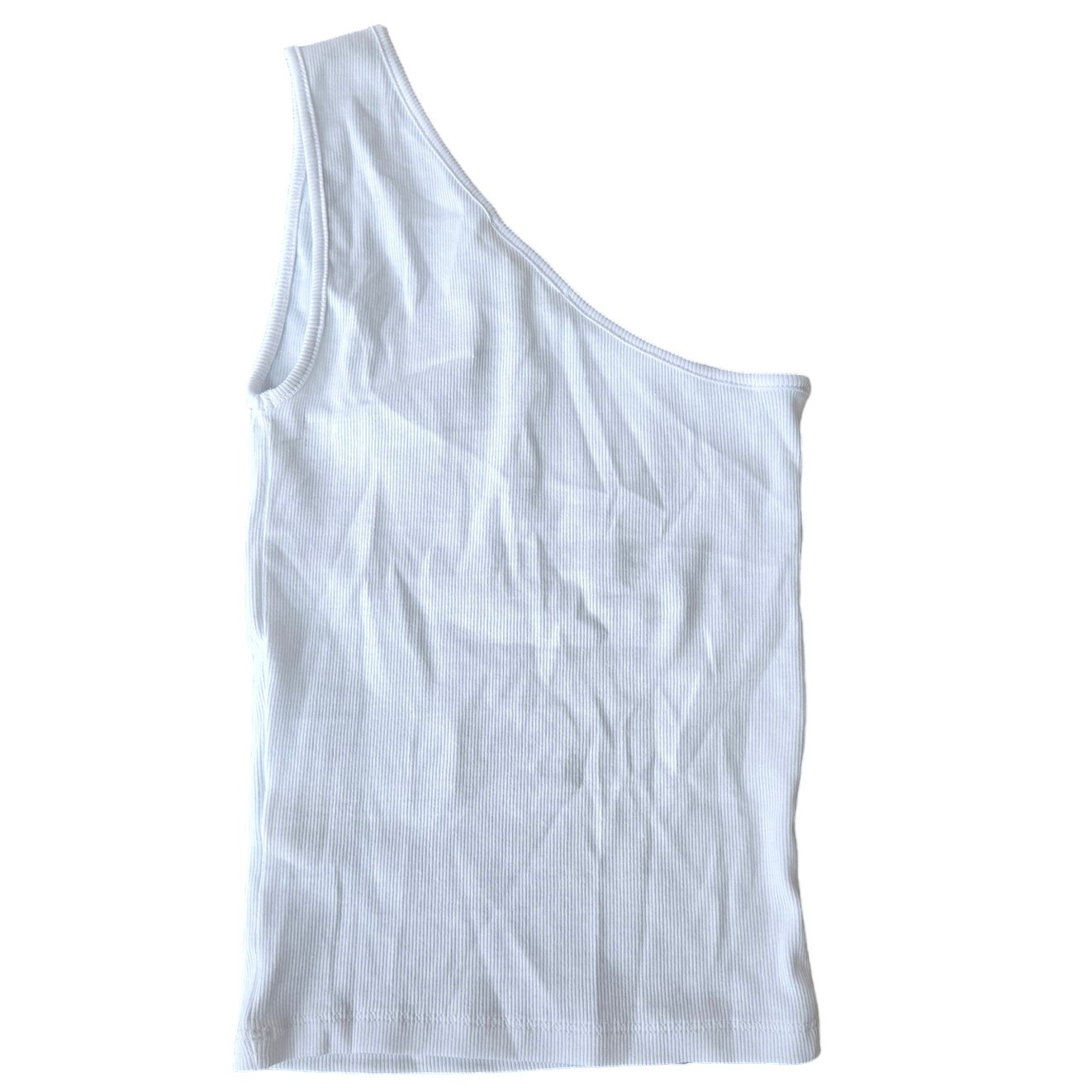Madewell Supima® Rib One-Shoulder Tank Size XXS NWT