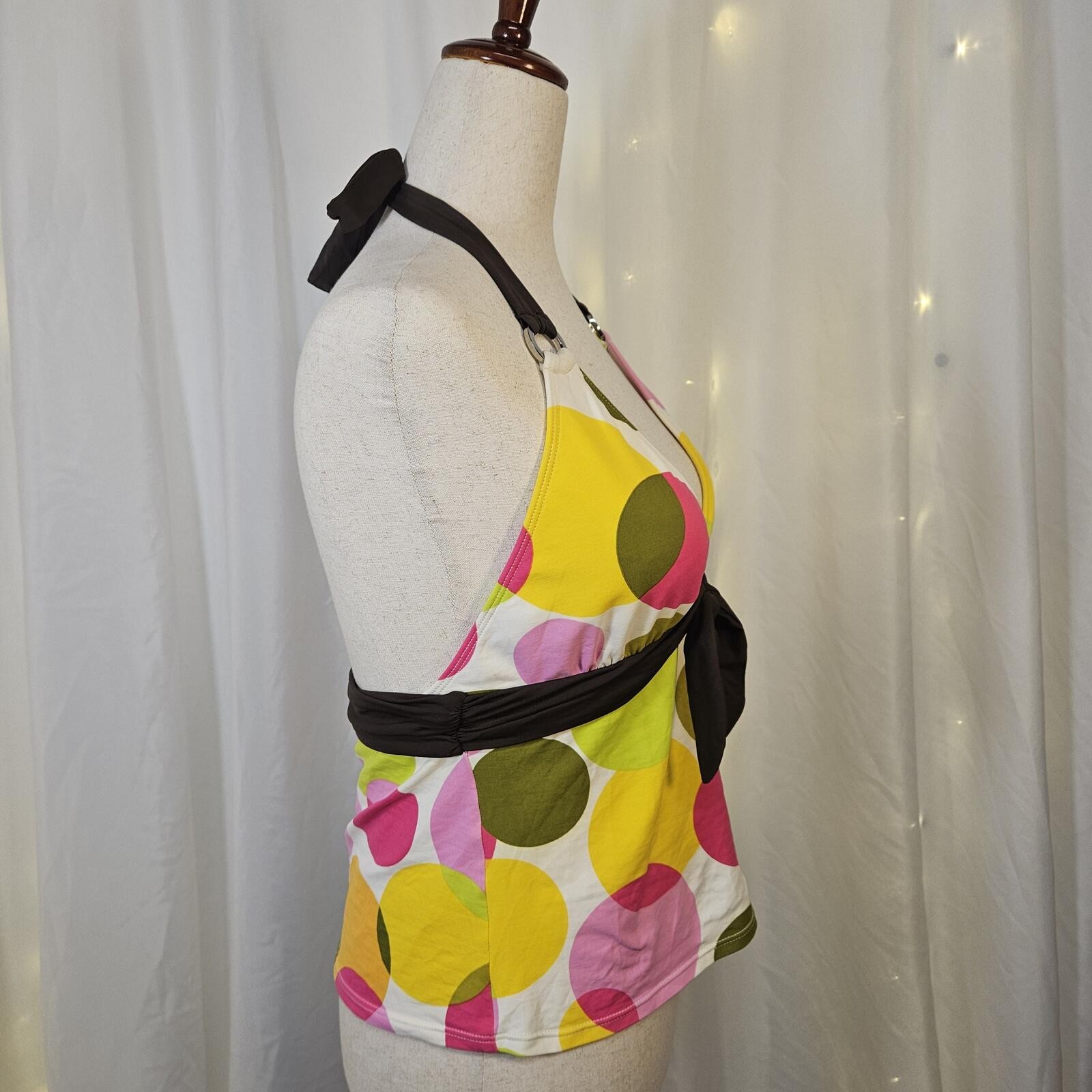 Y2k La blanca swim tankini top size 10