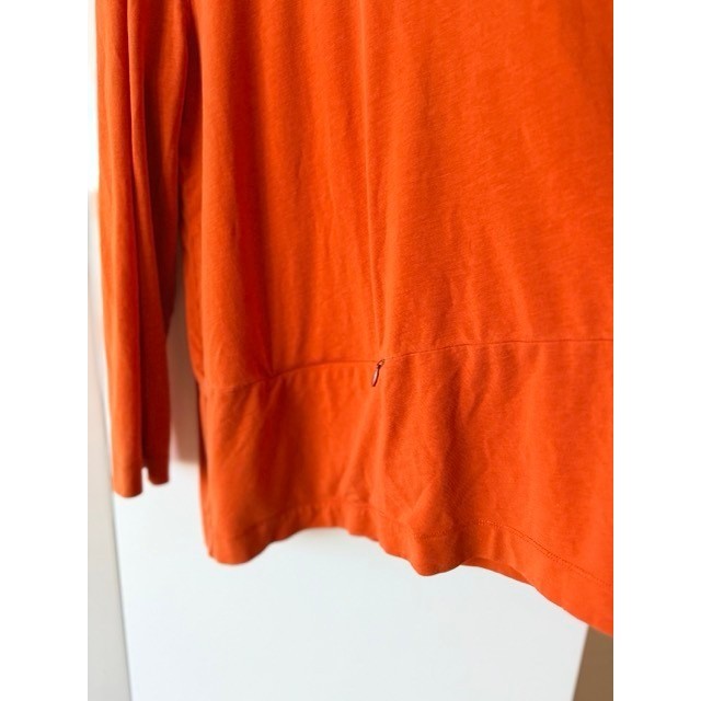 Bitte Kai Rand Burnt Orange Boat Neck Top Size L Danish Design