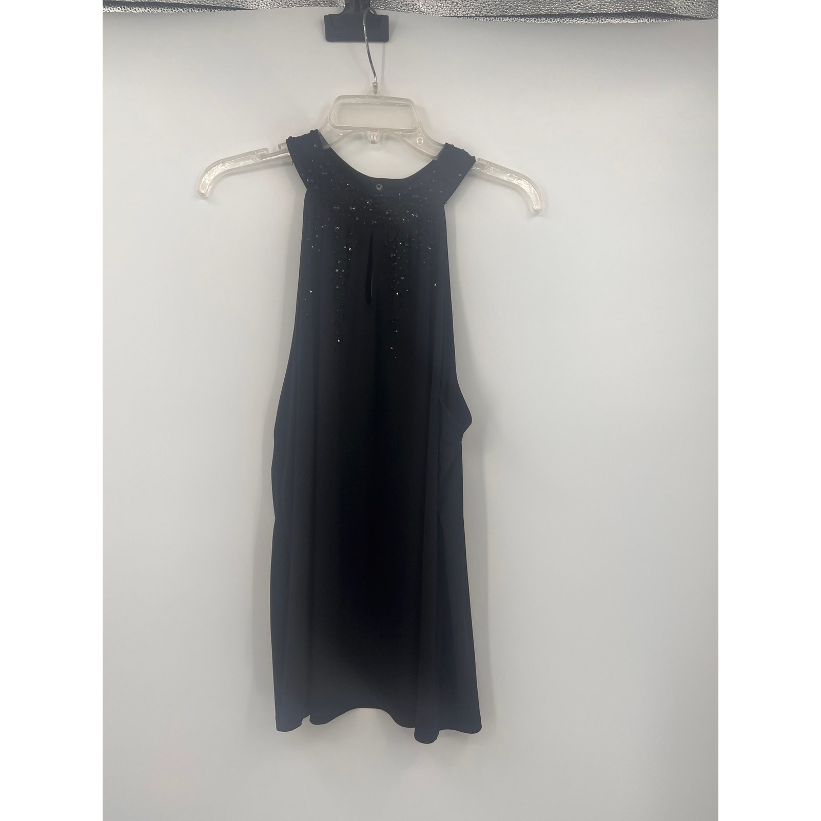 Lane Bryant Dress Black Halter Tank Top Boho Evening Club Bling Boho Club Evenin