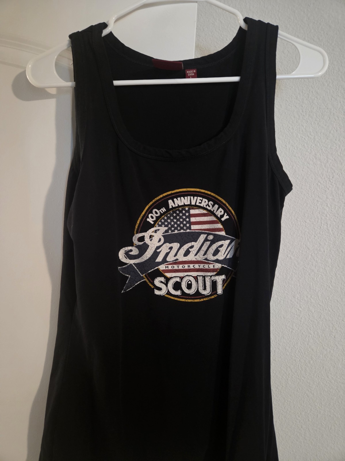 Womens Indian Motorcycle Tank Size Large