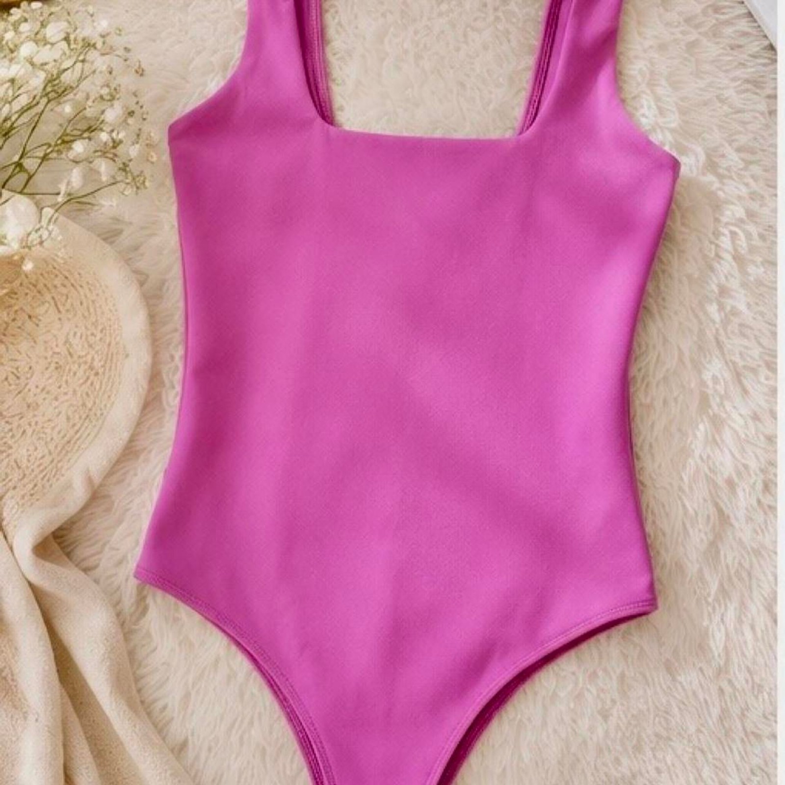 Good-american Women’s Pink and Purple Bodysuit
