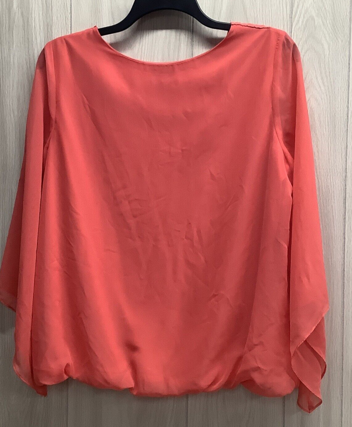 ALYX Women’s (Size XL) Layered Kimono Sleeve Accented Neck Shirt 100% Polyester