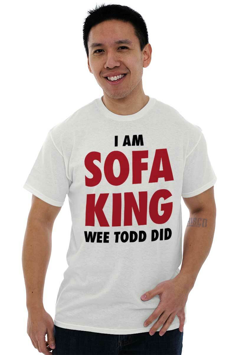 Sofa King Rude Offensive Sarcastic Humor Mens Casual Crewneck T Shirts Tees