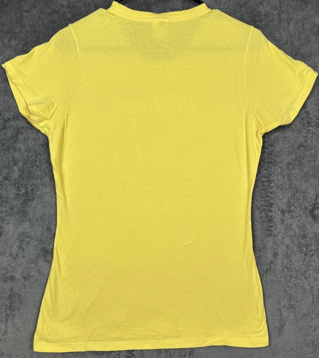 Pink Floyd 1971 Women’s Small Graphic T Shirt Yellow Band Tee Music Rock