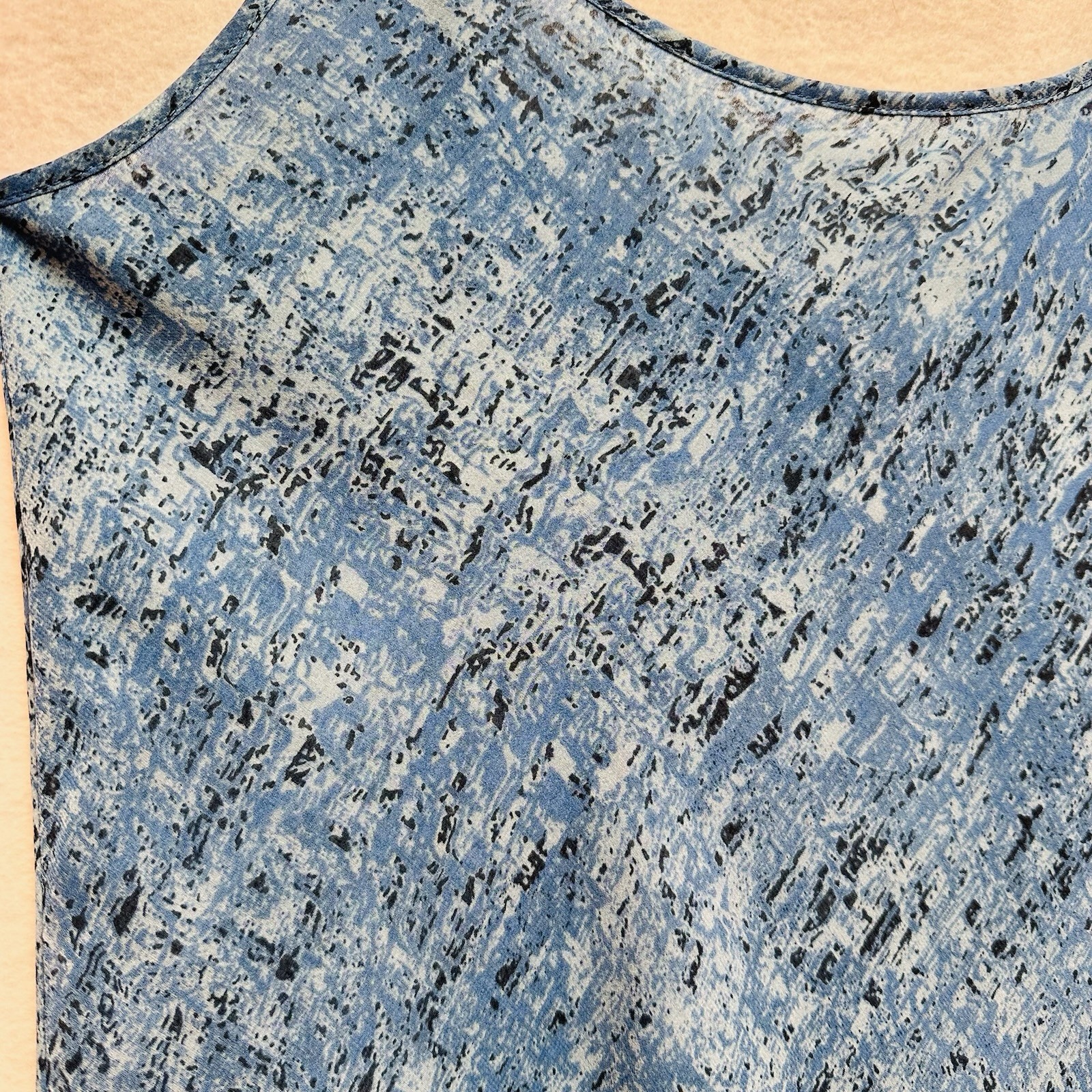 Cabi Blue Lightweight Spaghetti Strap Tank Top Size Medium Adjustable Strap