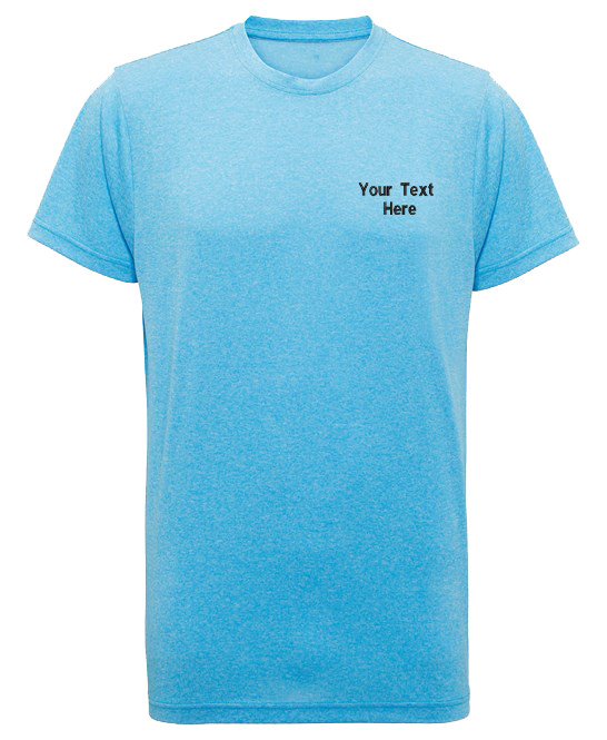 Personalised Embroidered Your Text TriDri Performance T-shirt Running Gym Gifts