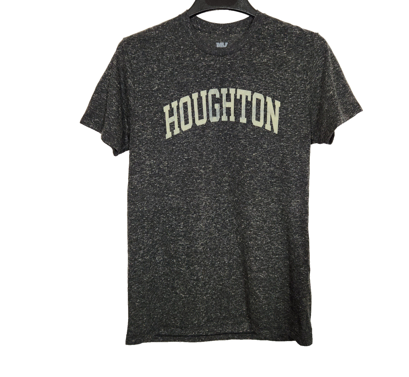MV Sport Houghton Tee Shirt Marled Slub Poly Linen Blend Size Medium