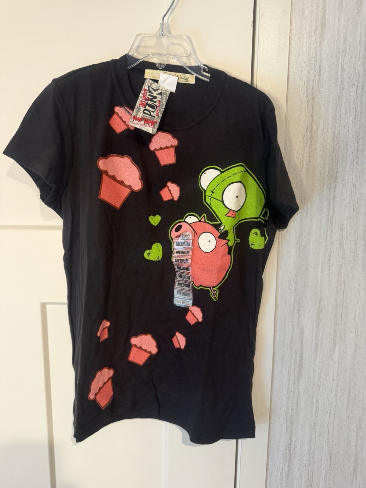New With Tags Rare VTG 2006 Invader Zim Shirt Mighty Fine Hot Topic Size M