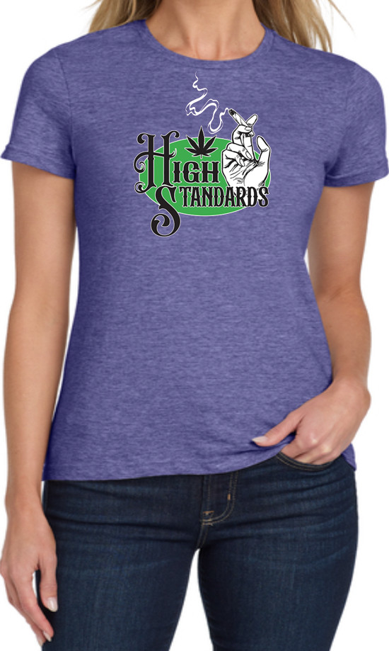 Funny T-shirts Women 420 Cannabis Culture Weed Shirts Ladies Graphic Tees