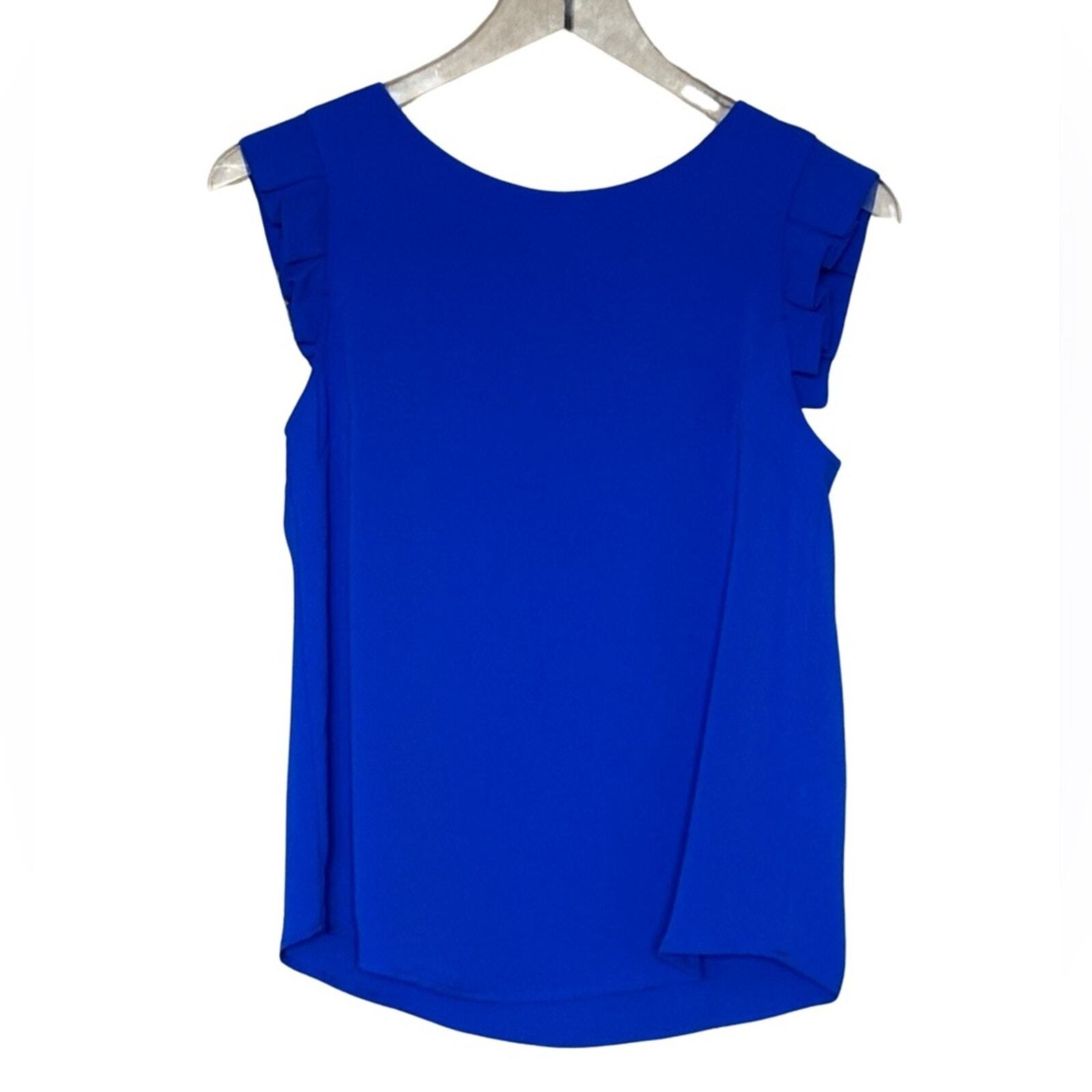 Monteau Blouse in cobalt NWOT Size S