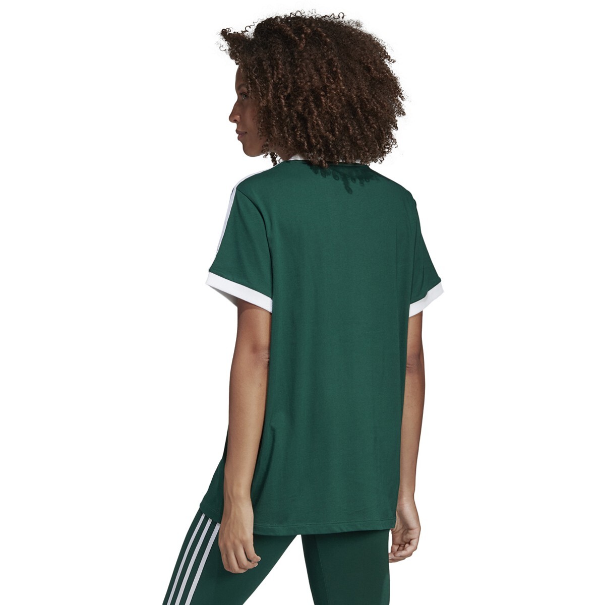 Adidas Women’s 3 Stripes Tee Collegiate Green DV2590