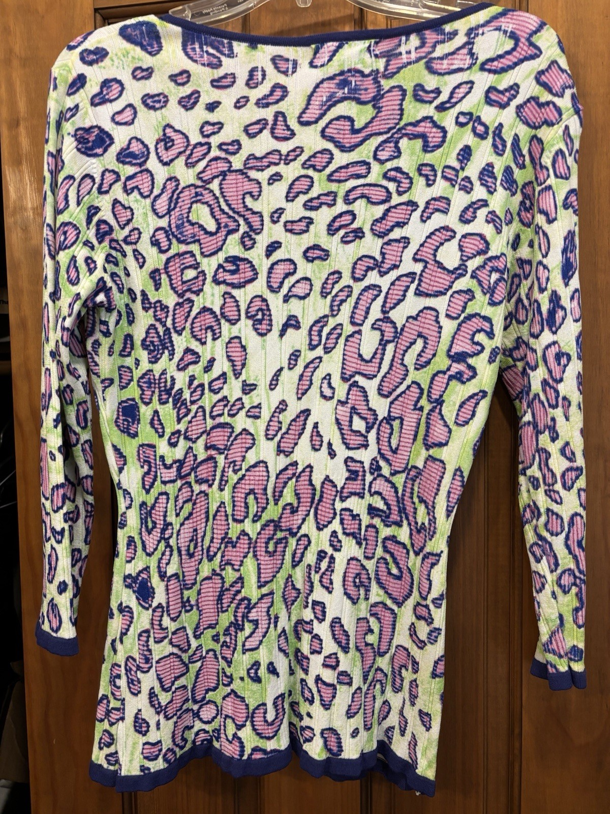 NWOT Women’s Alberto Makali Beaded Knit Shirt Top Size XL Rayon Nylon Blend