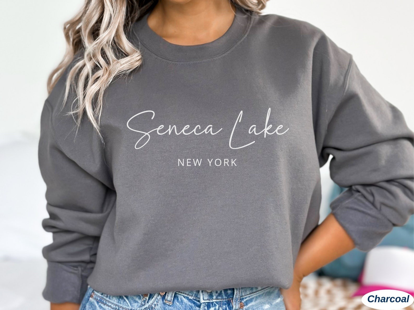 Seneca Lake Sweatshirt Travel Unisex New York Trip Sweater Gift Tee