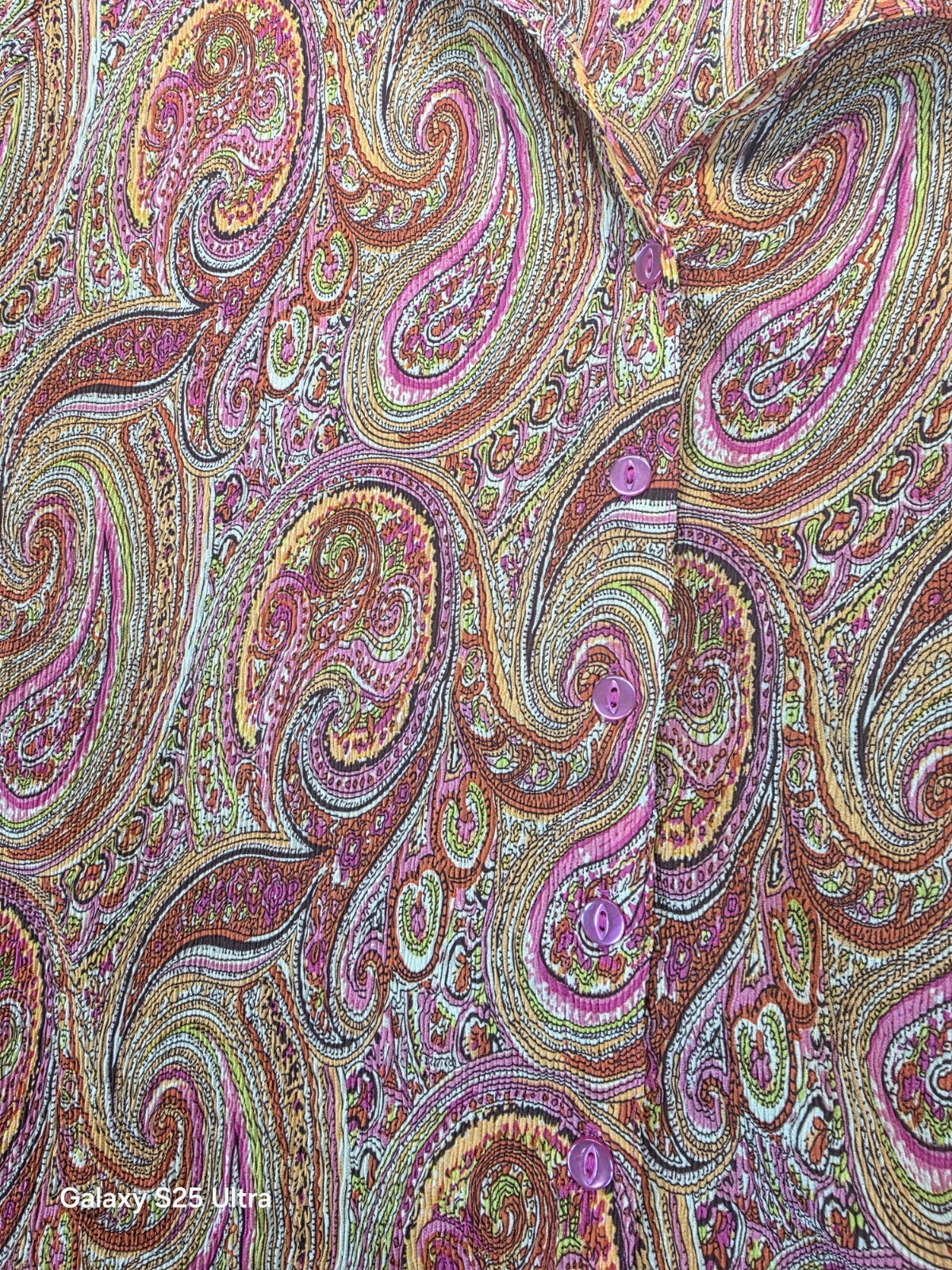 Separates By NYC Design Co Blouse Large Psychedelic Artsy Disco Funky Retro