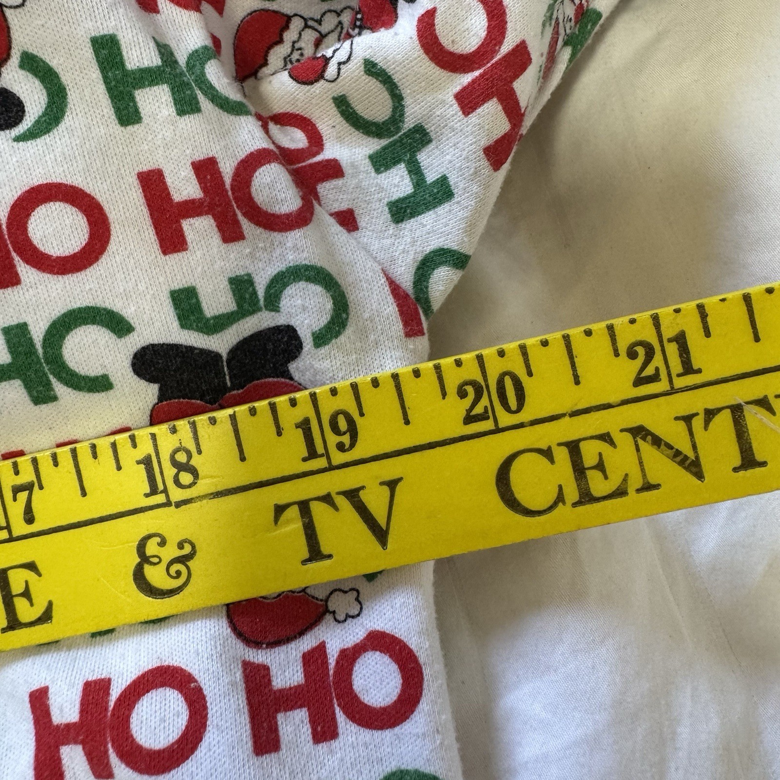 Women’s Vintage Style Christmas Ho Ho Ho Santa Claus Turtleneck Shirt Large