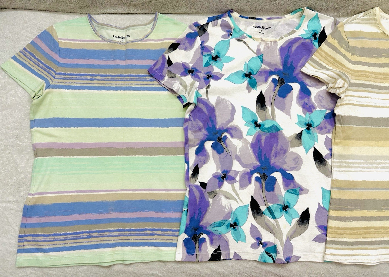 Women Lot Tops Size XS/S Craft & Barrow Cotton Excellent Condition