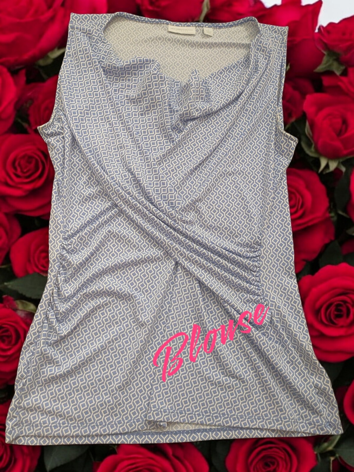 *0320 NY&C Lilac Blouse Tank Top Women M