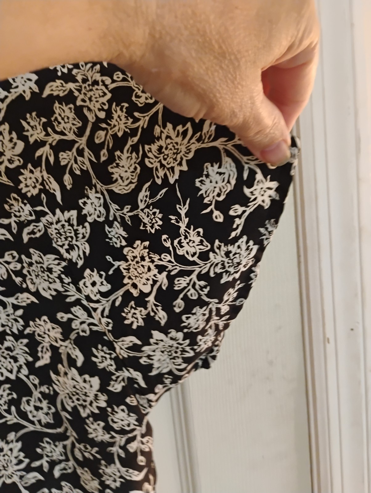VTG Impressions of California Blouse 80s 90s Floral Shoulder Pads Top Medium