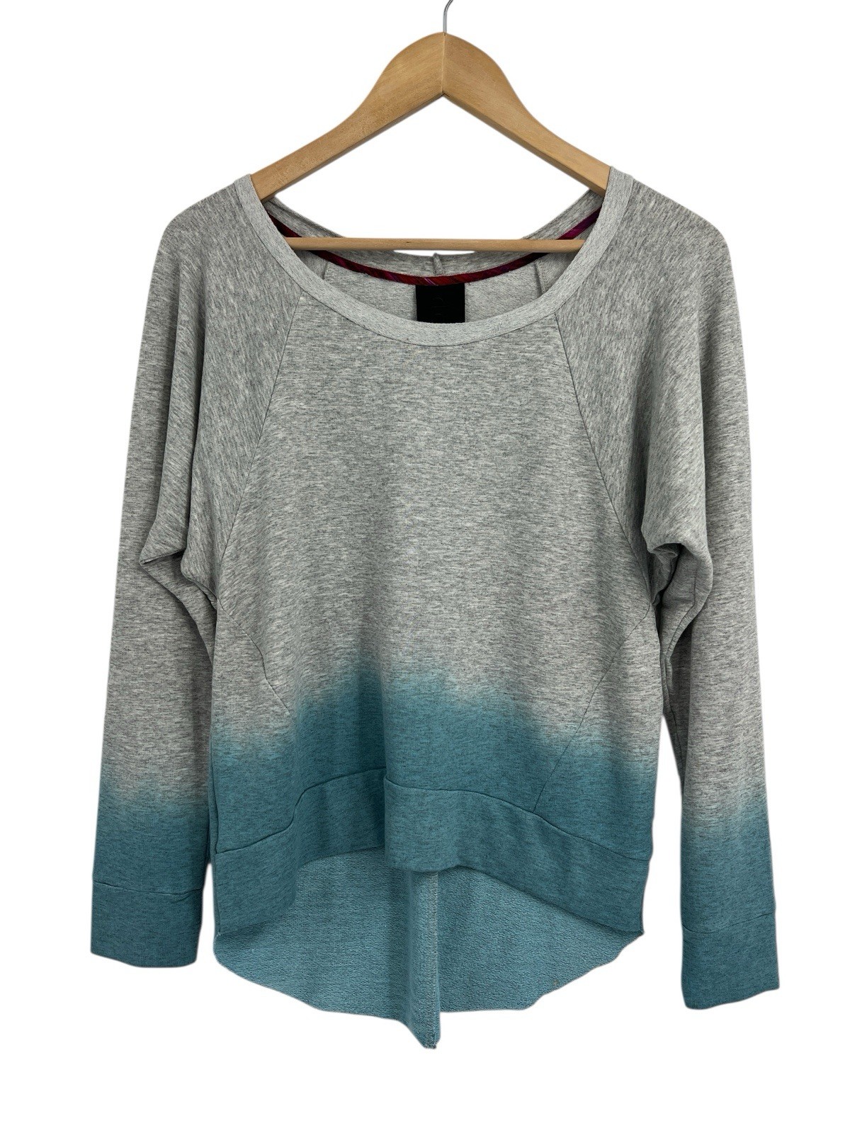 Dolan Anthropologie Grey Blue Dip Dyed Lightweight Sweatshirt XS