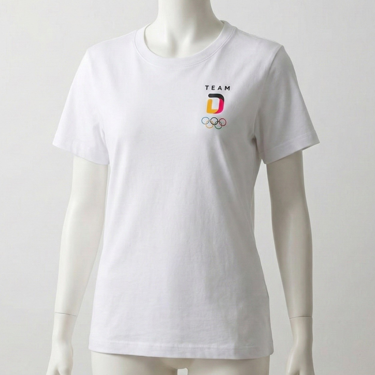 Team D Germany Deutschland Olympic T-Shirt Womens Large White