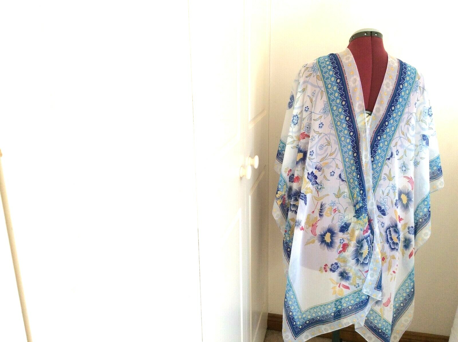 Women’s Summer Beach Cover up Bikini Kaftan Scarf Shawl Hippie Boho Top Dress