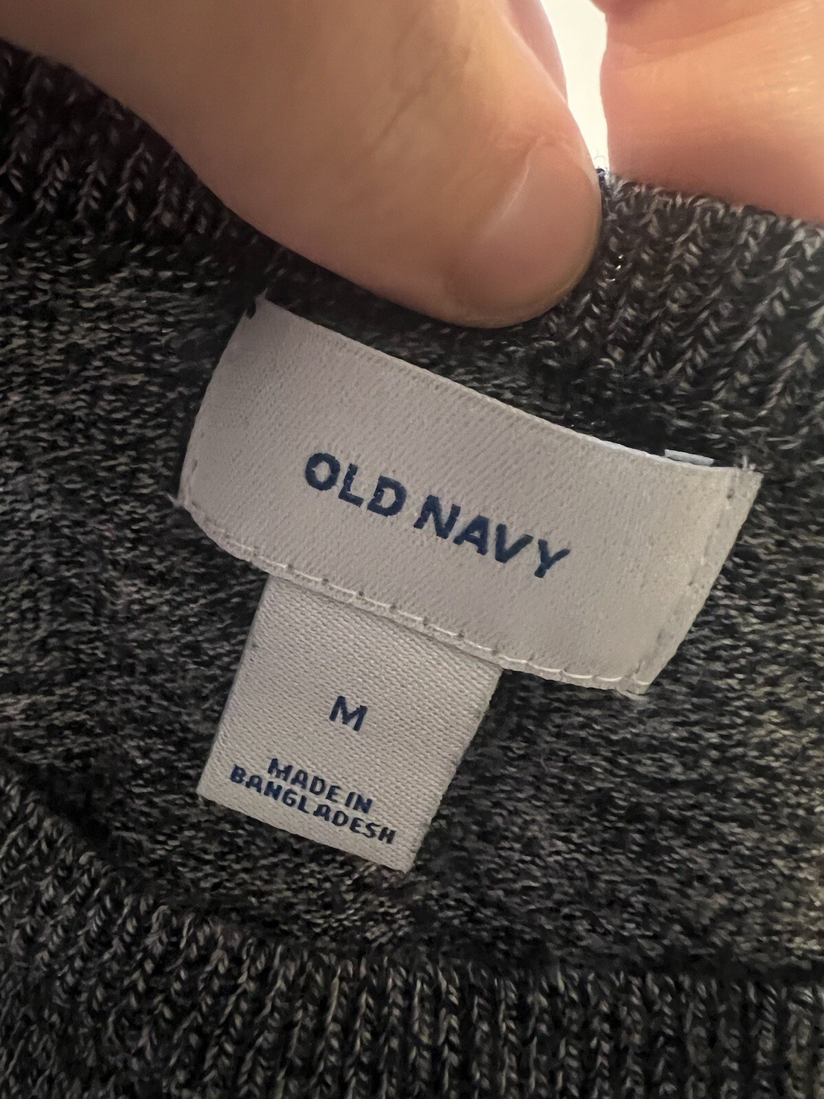 OLD NAVY Women’s Size Medium M Shirt Top Sweater Long Sleeve Gray
